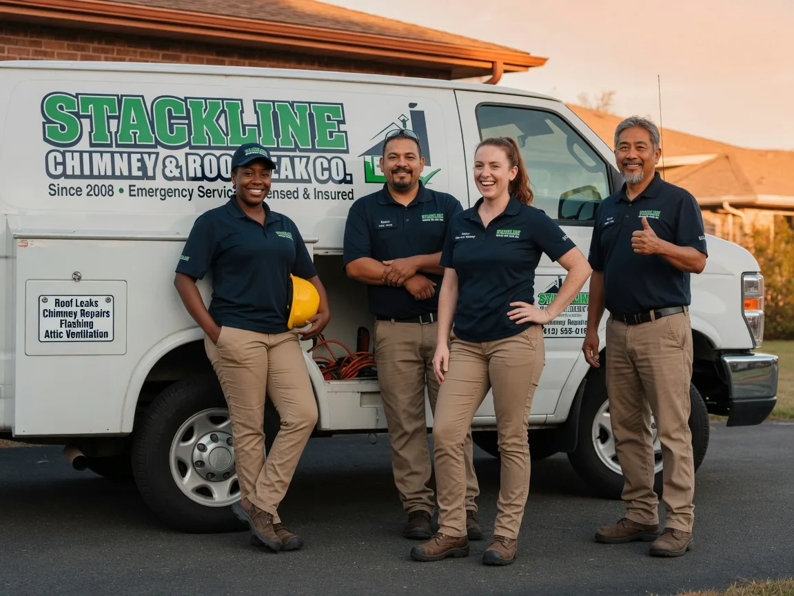 Chimney flashing repair company in Pierceville, KS